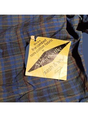 Vintage Boys Shorts 8 24W Mooresville Plaid Cotton